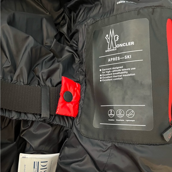 RARE Authentic Moncler Grenoble Fenis red apres ski parka jacket 0 - Picture 7 of 13